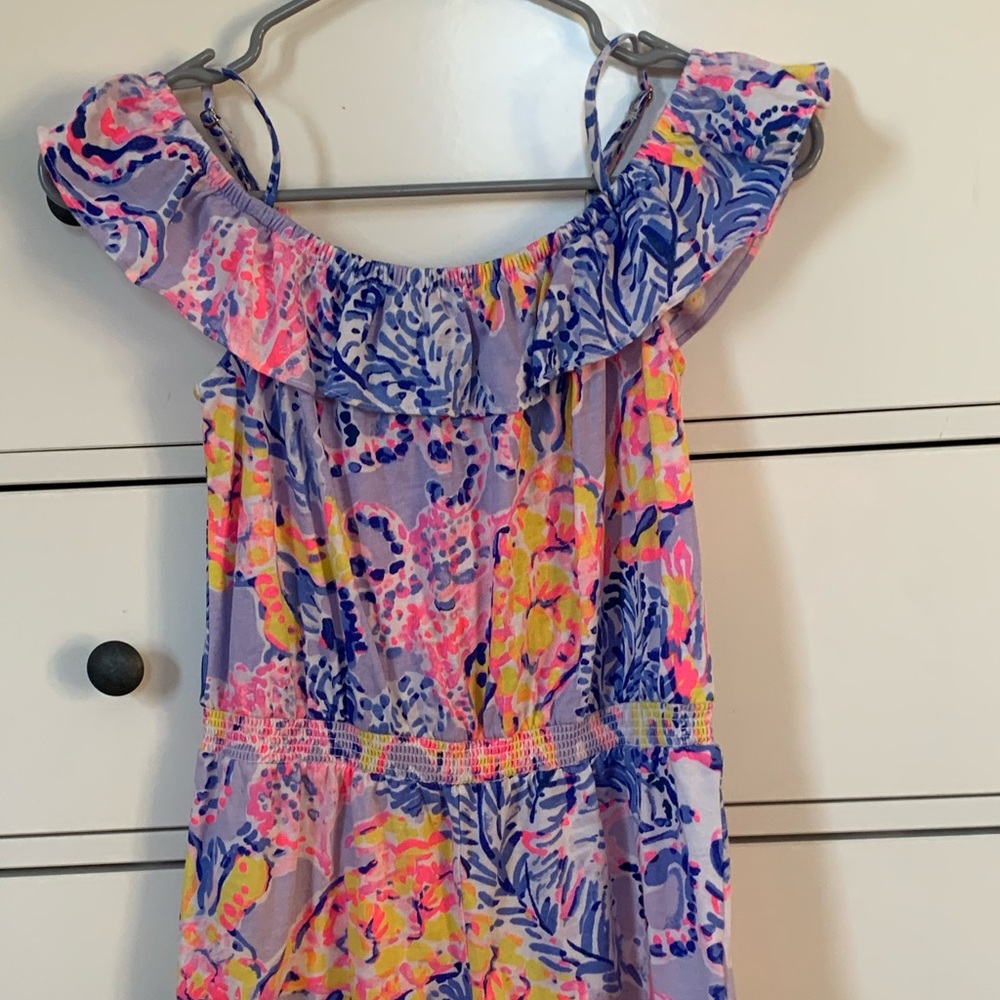 Lilly Pulitzer (off the shoulder romper)